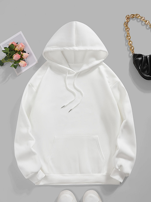 Худі жіноче, світшот білий, модна толстовка 2700321880 розмір 52 Дніпро - фото 2