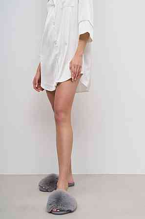 Жіноча нічна сорочка подовжена шовкова Айворі S Харків