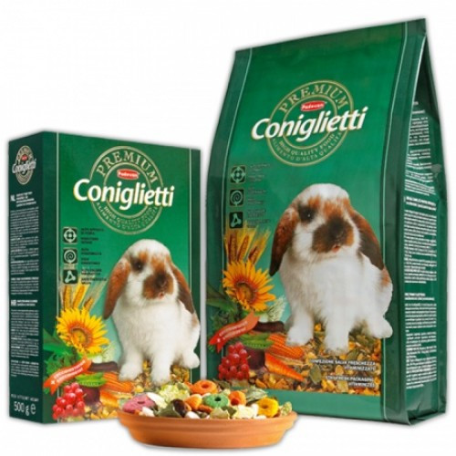 Padovan PREMIUM Coniglietti 2 кг (Падован Преміум Конігліетті) збалансований корм для кроликів декоративних Запоріжжя - фото 2