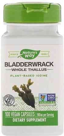 Ламинария Nature's Way Bladderwrack 580 мг 100 капс Киев