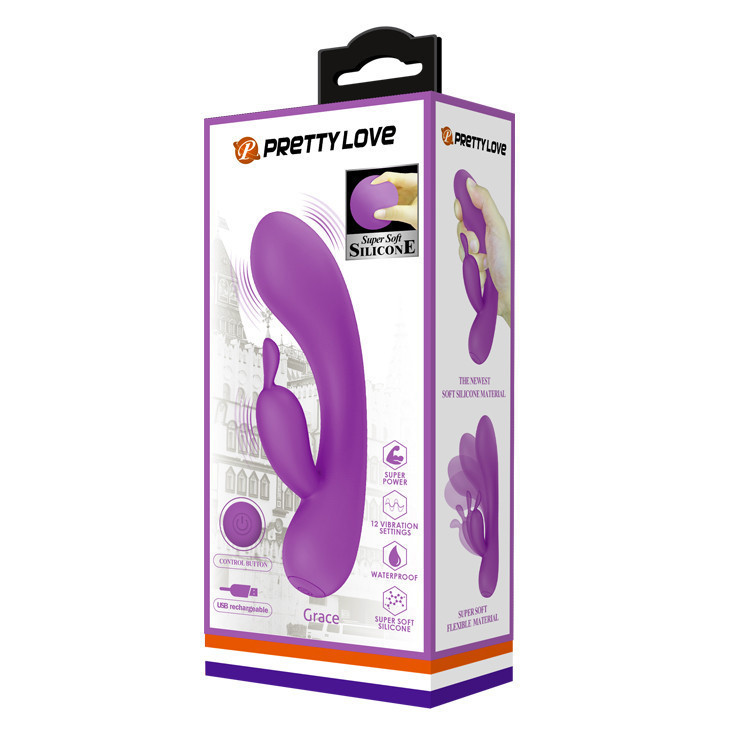 Вібратор - Pretty Love Grace Vibrator Purple Sex Aura Київ - фото 10