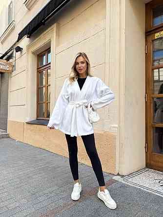 Жіночий теплий базовий кардиган з поясом  турецька ангора-в'язка Одеса