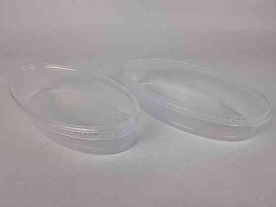 Судок с крышкой  овальный 1,3 л. прозрачное  (1 шт) Харьков