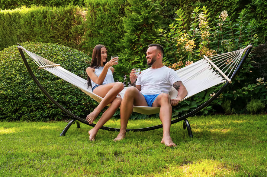 Гамак з каркасом Di Volio Rimini кремовий Київ - фото 2