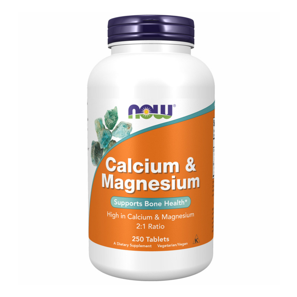 Кальцій та магній NOW Calcium Magnesium - 250 tabs Київ - фото 1