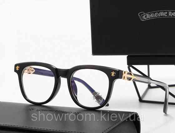 Чоловіча брендова оправа Chrome Hearts 6235 gold Київ