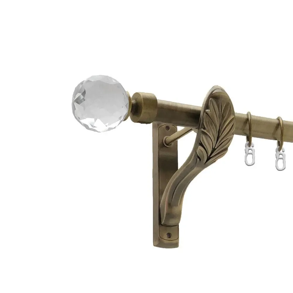 Карниз Orvit Люміера металевий однорядний ретро Антик 25 мм 160 см (4224697) Львів - фото 1