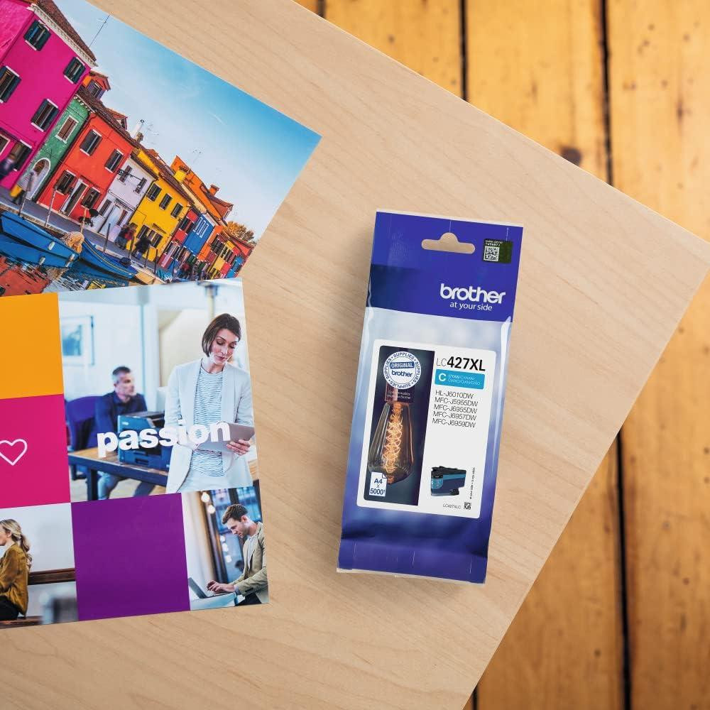 Картридж Brother LC-427XLC Циан XL 5000 стр Оригинал для MFC-J5955DW MFC-J6955DW MFC-J6957DW HL-J6010DW Киев - изображение 6