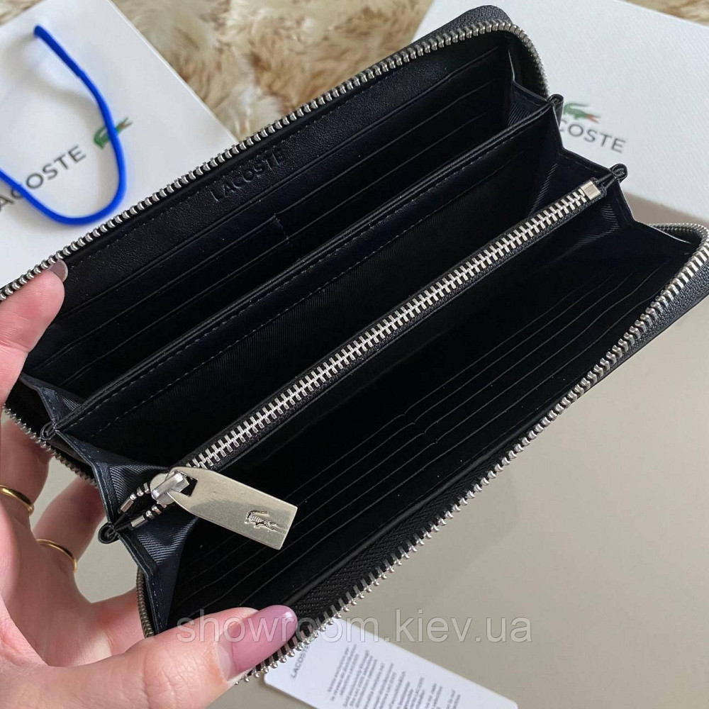 Чоловічий гаманець клатч на змійці Lacoste (1719) Київ - фото 6