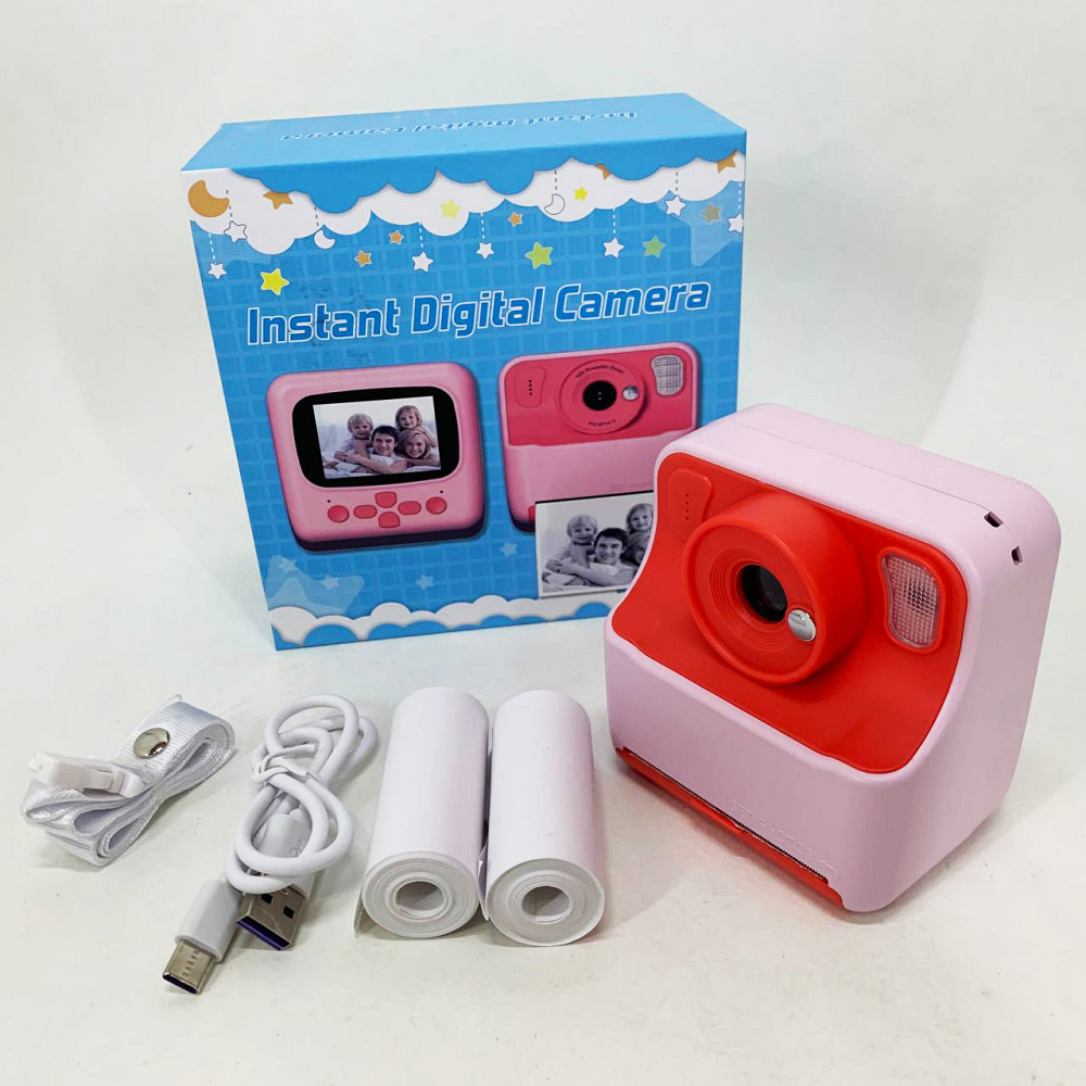 Дитячий цифровий фотоапарат з миттєвим друком фото, Камера для дітей з миттєвим друком фото DA-90 Львів - фото 5