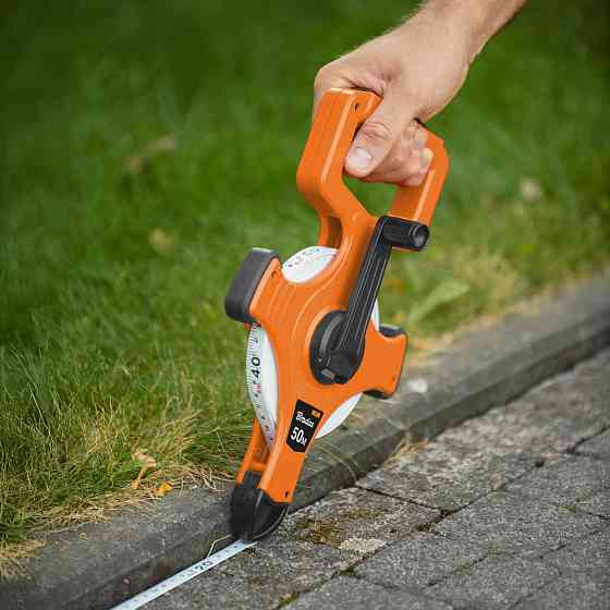 Рулетка вимірювальна, fiberglass, 50 м, DIY-MH11-05013F/CB Київ