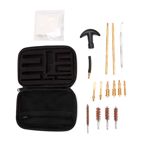 Набор для чистки ствола оружия, прямой шомпол, 15 предметов в чехле Винница - изображение 2