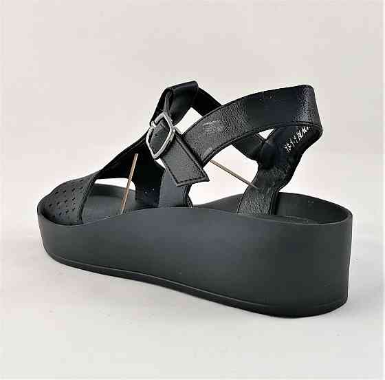 Жіночі Сандалі Босоножки на Танці Платформа Чорні літені (розміри: 37,38,39) - 1-1 Дніпро