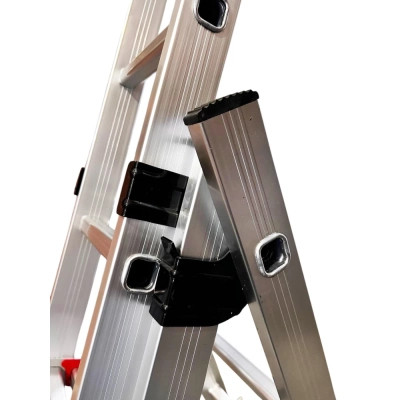 Драбина GTM 3-секції, розкладна, 3*10сх. 2,72-6,5м (KME310) Вінниця - фото 3