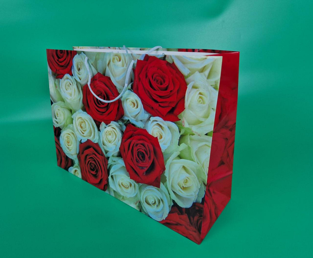 Паперовий пакет горизонтальний гігант 46*33*15 (артGG-076) (12 шт.) Харків - фото 1