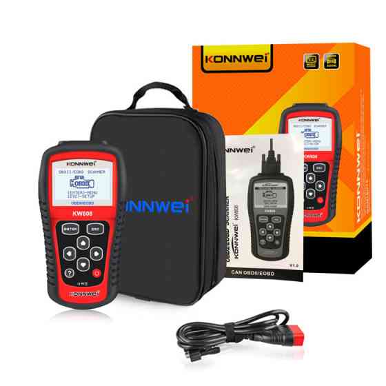 Универсальный автосканер OBDII/EOBD KW808 с I/M-кнопкой и функцией Live Data для авто с 1996 года Киев