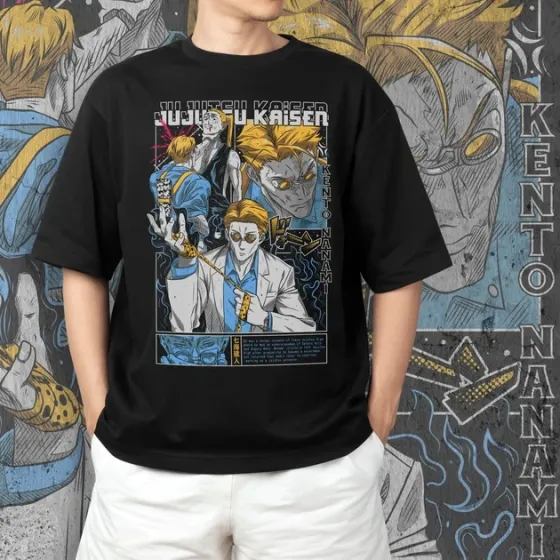 Футболка чоловіча з  принтом Магическая битва Нанамі Кенто Розмір 48 Anime0951 Дніпро