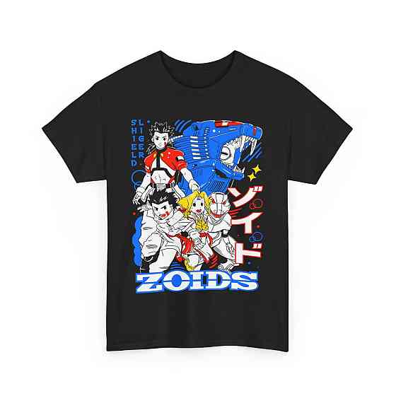 Футболка для мальчика аниме Зоид Гено Сериес Псйкхогено оверсайз (рост от 165 до 180 ) Черний AnimeJ0029m Днепр