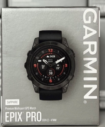 Часы: Garmin Epix Pro Sapphire 47mm. Carbon Grey DLC Titanium w. BB. Киев - изображение 1