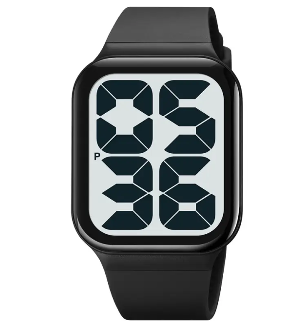 Часы цифровые наручные Skmei 1995 (Черный с белым) Киев - изображение 1