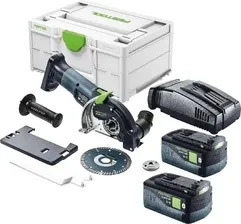 Festool DSC-AGC 18-125 FH EB-Basic akumulatorowy system tnący z wolnej ręki 18 V 125 mm bezszczotkowy + 2x Акумулятор 5,0 Ah Київ - фото 1