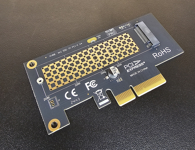 Плата розширення, адаптер JEYI M.2 NVMe Клевань - изображение 2