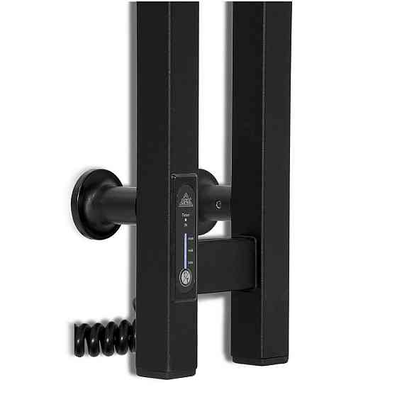 Електрична сушарка для рушників Laris Зебра ДУЕТ 80х1200 Е чорний Київ