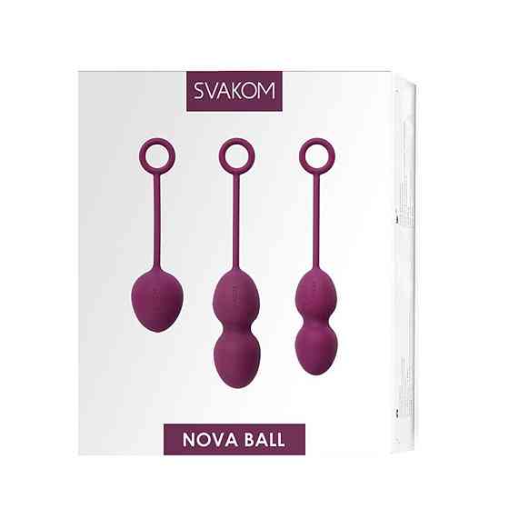 Набір вагінальних кульок зі зміщеним центром ваги Svakom Nova Violet Sex Aura Київ