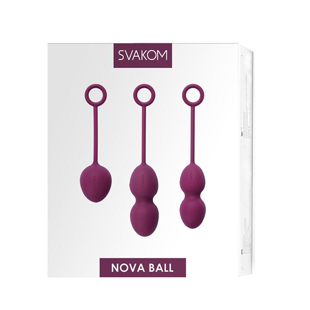 Набір вагінальних кульок зі зміщеним центром ваги Svakom Nova Violet Sex Aura Київ - фото 6