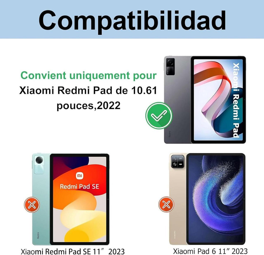 Чехол с блютуз клавиатурой для Redmi Pad 10.61 / Xiaomi Redmi Pad L83 10.61 Днепр - изображение 3