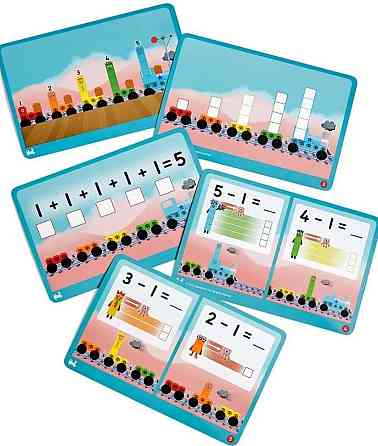 Набор Числовой поезд Learning Resources hand2mind Numberblocks.  ОРИГІНАЛ! Харьков