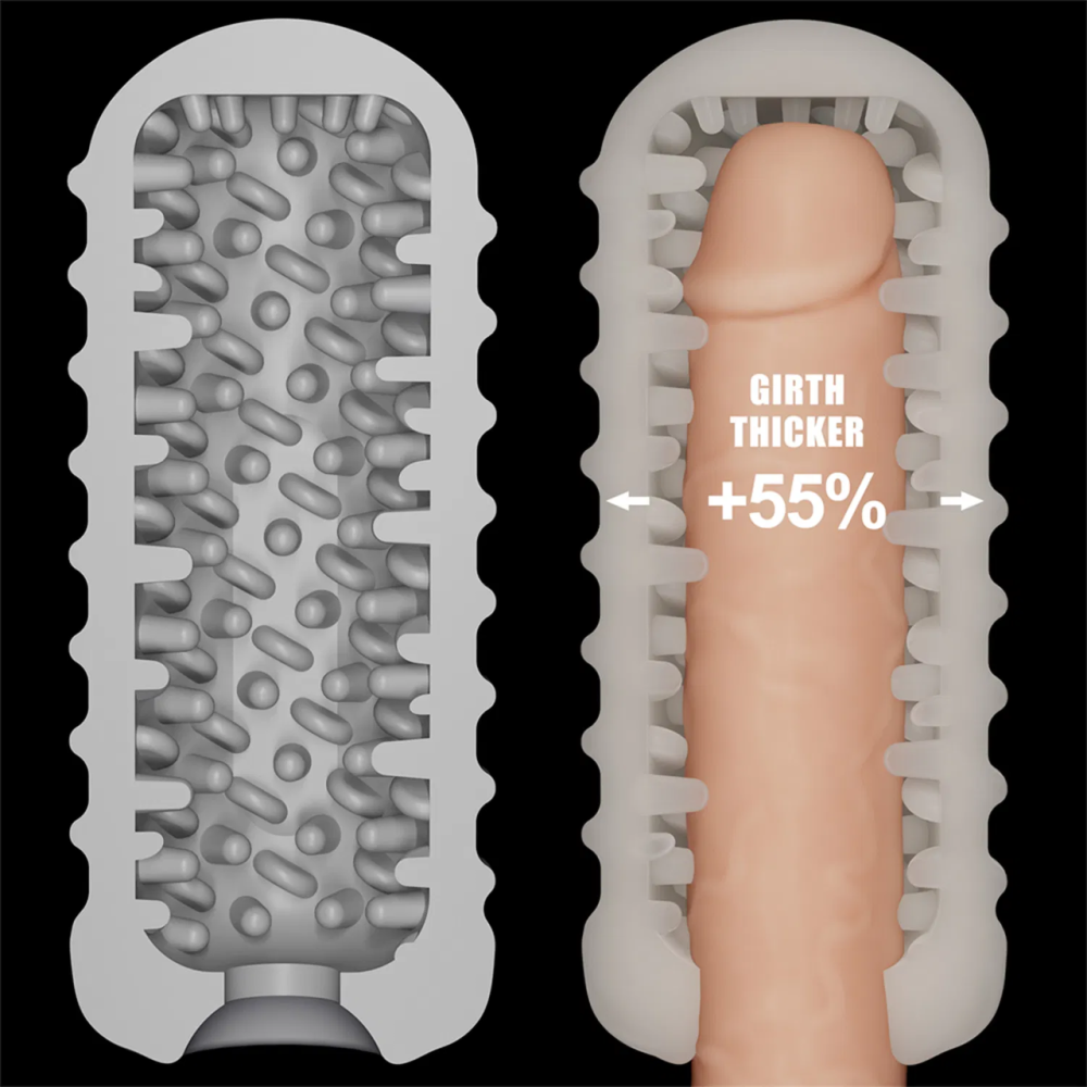 Мастурбатор - Knights Ring Vibrating Dual Purpose Sleeve-Wavy Sex Aura Київ - фото 7