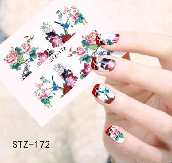 Наклейки для ногтей STZ-172 Киев
