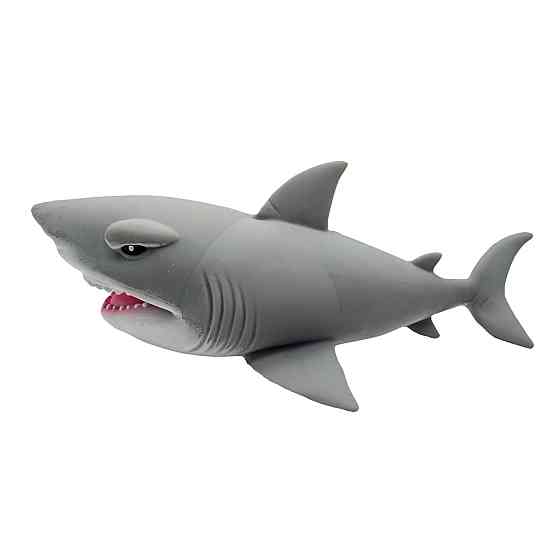Стретч-іграшка у вигляді тварини – Гігантська акула (біла) Дніпро