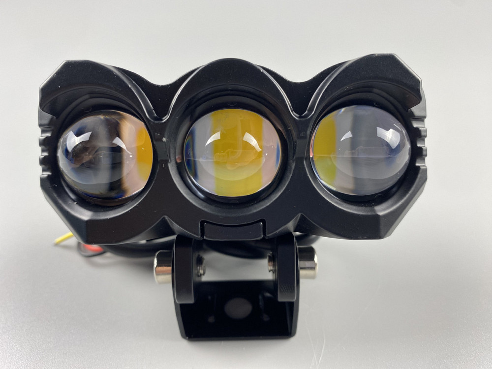 LED фара світлодіодна додаткова 30W з чіткою світловою межею, фара для мотоцикла комбо-промінь Мукачево - фото 6