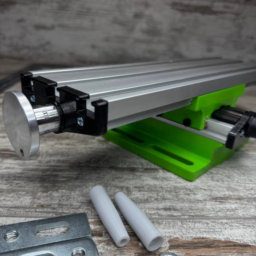 Двухкоординатный стол BG-6300 для сверлильного фрезерного станка 31 × 9 см алюминиевый сплав Киев - изображение 5