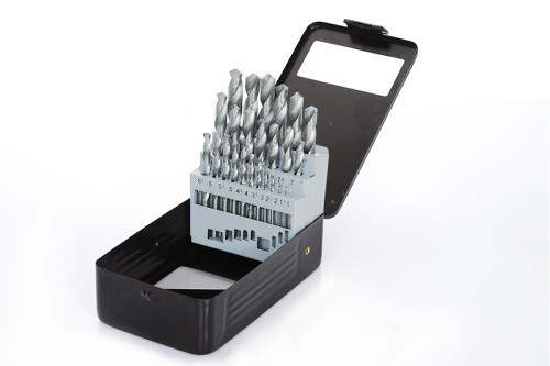 Набор сверл по металлу Р6М5 метал бокс 1,0-10,0мм 19шт APRO Ровно - изображение 1