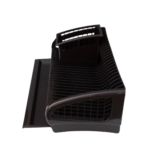 Сушарка для посуду + підставка для ст.приладів 2в1 пластик коричневий 191-02 Ламела Житомир - фото 3