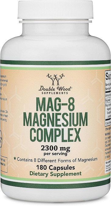 Комплекс магния Double Wood Supplements MAG-8 Magnesium Complex 2300 mg 180 capsules Луцк - изображение 1