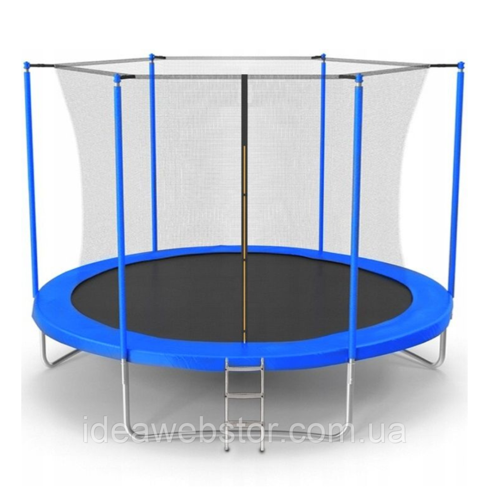 Батут Jumi Motion Sport Line 10ft 305 см с внутренней сеткой синий для детей и взрослых до 150 кг, для дачи и улицы Киев - изображение 11