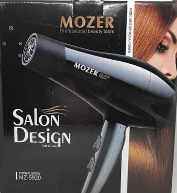 Профессиональный фен для волос MOZER MZ-5920 5000 W. Киев - изображение 1