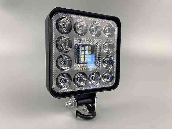 Фара LED квадратна 48W 6000K (28 діодів) (8.5 см х 8.5 см х 1.5 см) Mini Мукачево