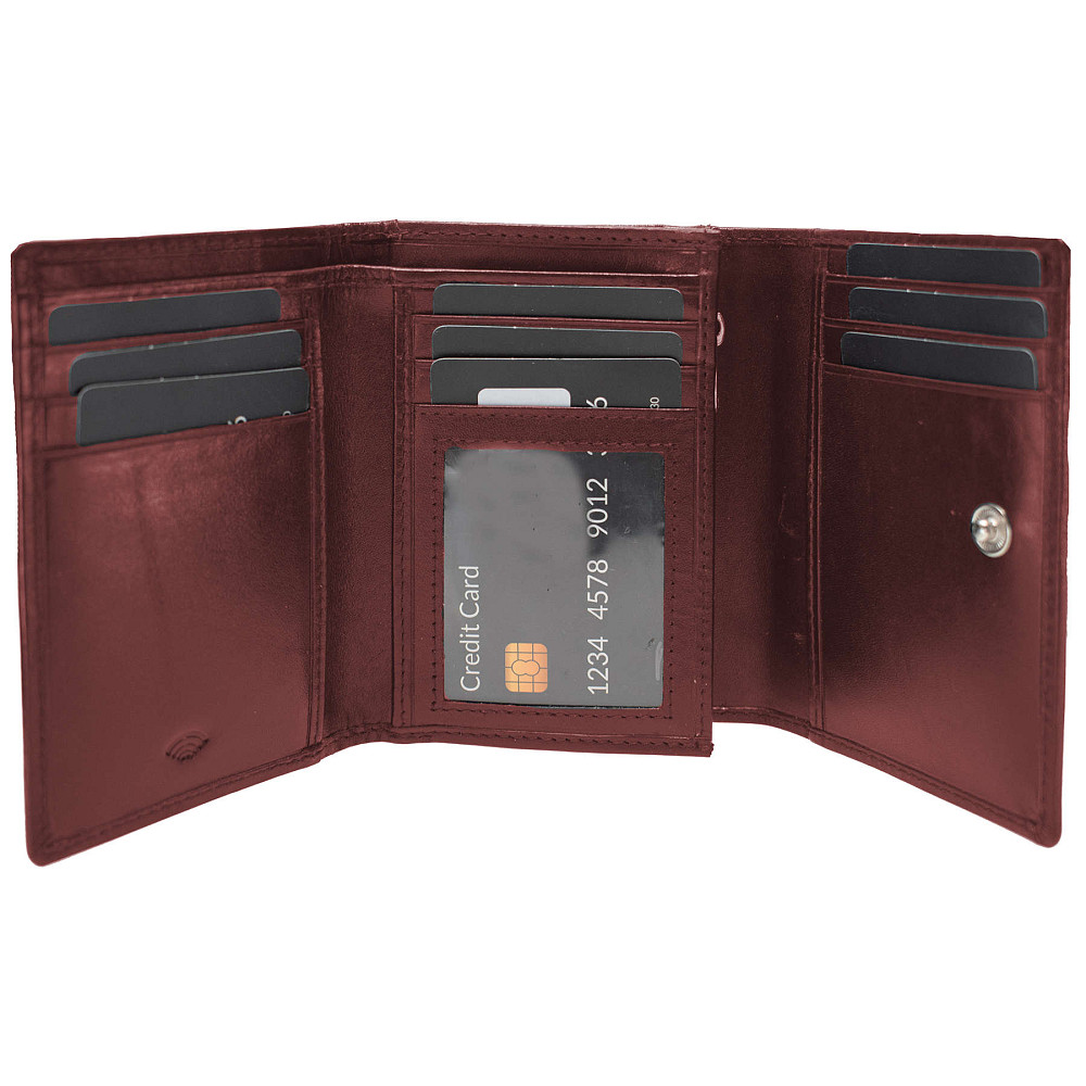 Кошелек женский кожаный Semi Line RFID Dark Red (P8263-2) Вінниця - фото 2