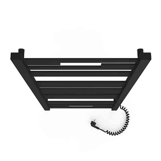 Електрична рушникосушка Laris Зебра Афіна ЧКФ 9 500Х1100 Е чорна П/П Київ