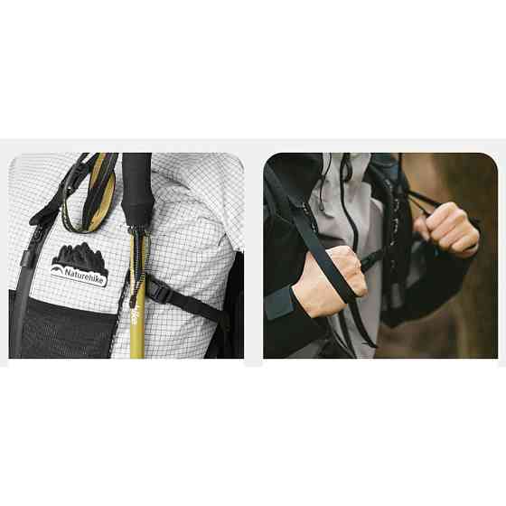 Рюкзак туристичний Naturehike Helium CNK2300016, 30+5 л, білий Київ