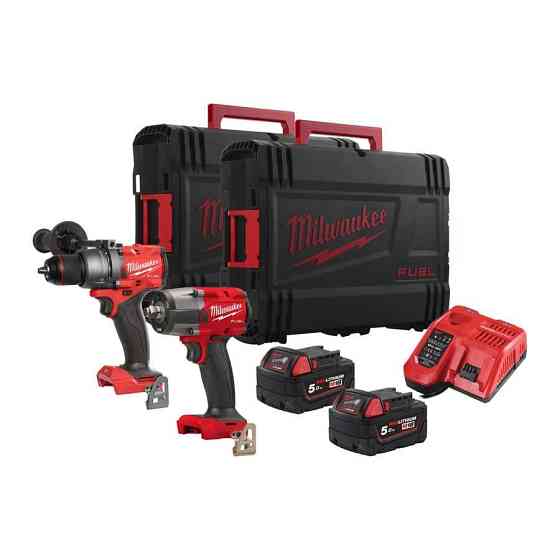 Набір акумуляторних інтрументів Milwaukee M18FPP2F3-502X (ударний дриль M18 FPD3, M18 FMTIW2F12 бездротовий Одеса