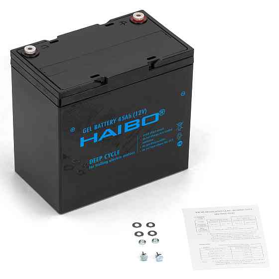 Гелевый Аккумулятор Haibo 45Ah 12V 13,3Кг Дніпро