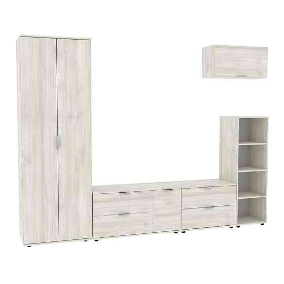 Стенка в гостиную Ketrin-3, Дуб Шамоні Світлий, 2820х425х2100 Львов