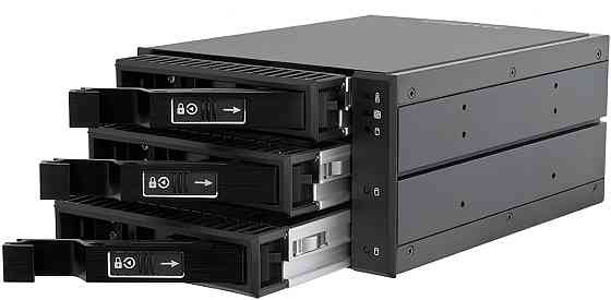Бекплейн Chieftec CBP-2131SAS 2x5.25" -> 3x3.5" HDDs Hot-Swap Aluminium Винница