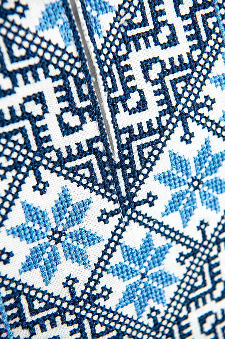 Вишиванка для хлопчиків, лляна, біла, топ Київ - фото 3